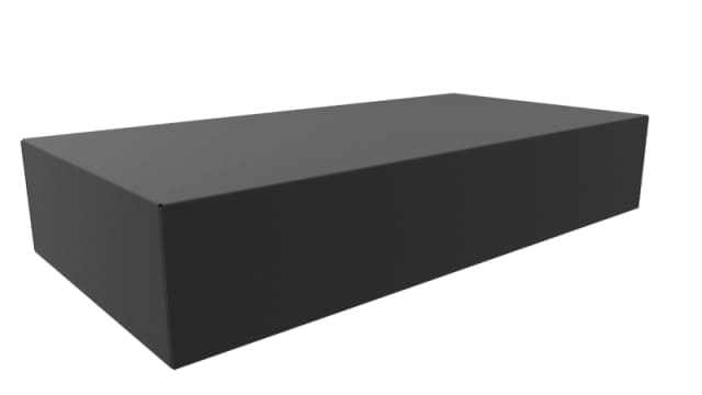 Hammond Steel Enclosure Chassis, 8 in H, 8 in W, 406.4 mm L For Use With 1441 Series | 1441-28BK3