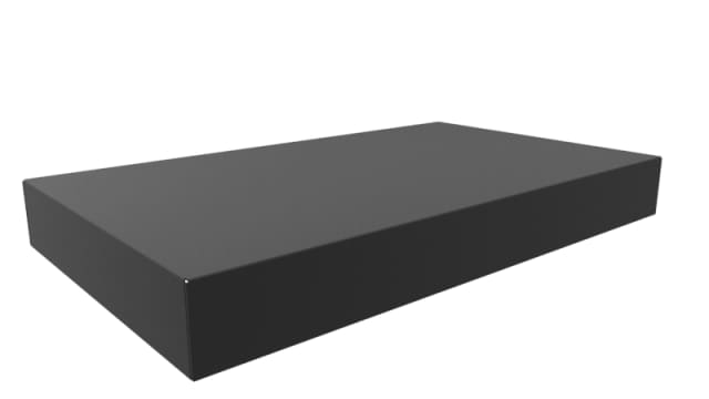 Hammond Steel Enclosure Chassis, 10 in H, 1 in W, 431.8 mm L For Use With 1441 Series | 1441-30BK3