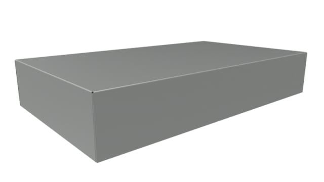 Hammond Steel Enclosure Chassis, 10 in H, 1 in W, 14 in D, 431.8 mm L For Use With 1441 Series | 1441-32