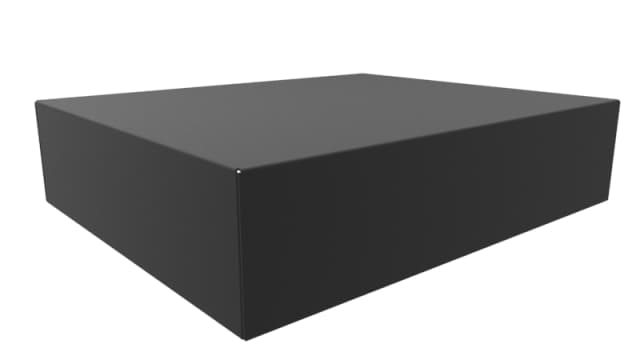 Hammond Steel Enclosure Chassis, 14 in H, 14 in W, 14 in D, 431.8 mm L For Use With 1441 Series | 1441-40BK3