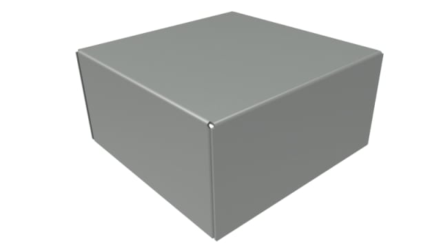 Hammond Steel Enclosure Chassis, 4 in H, 4 in W, 14 mm D, 101.6 mm L For Use With 1441 Series | 1441-6