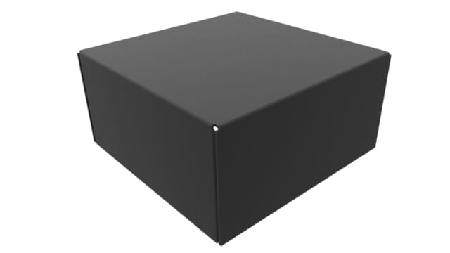 Hammond Steel Enclosure Chassis, 4 in H, 4 in W, 101.6 mm L For Use With 1441 Series | 1441-6BK3