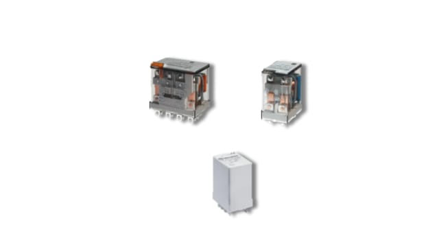 Finder Plug-In Mount Power Relay, 230V ac Coil, 12A Switching Current, DPDT | 563282300000