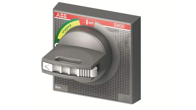 ABB Anthracite, Red Rotary Handle, 67 mm, 1SDA06 Series | 1SDA060150R0001