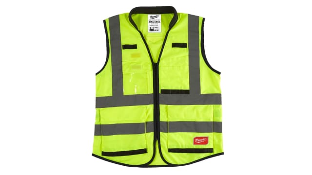 Milwaukee Yellow Hi Vis Vest, 2XL/3XL | 4932471897
