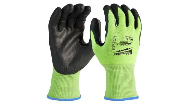 Milwaukee Yellow HPPE Glove, Size 7, Polyurethane Coating | 4932479921