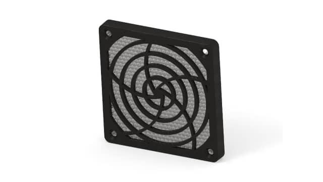 TE Connectivity Fan Filter for 92mm Fans, ABS Frame, 82 x 97mm | 2430087-1