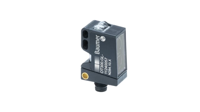Baumer Background Suppression Photoelectric Sensor, Rectangular Sensor, 1800 mm Detection Range IO-LINK | OT300.GL-GLZZJ.72N