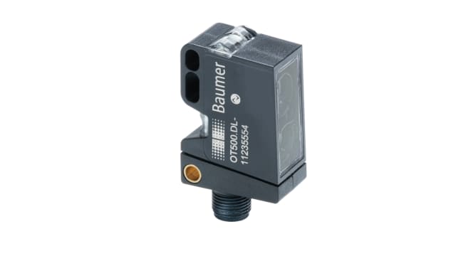 Baumer Background Suppression Photoelectric Sensor, Rectangular Sensor, 2500 mm Detection Range IO-LINK | OT500.GL-GLGLJ.72F