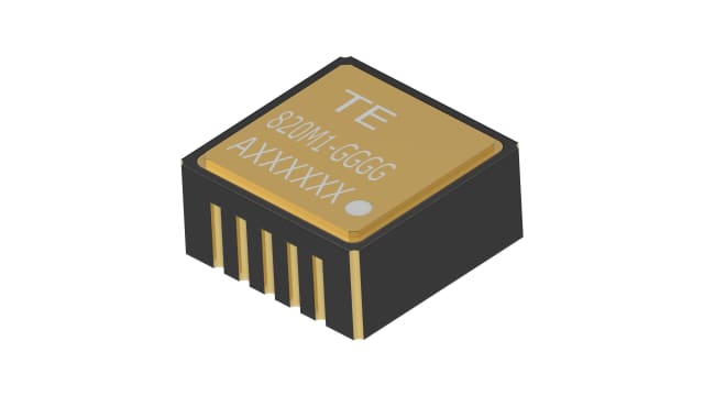 TE Connectivity 1 Axis PCB Accelerometer 3 V dc 5.5 V dc, LCC, 10-Pin | 820M1-0050-TRAY