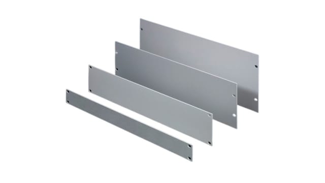 Rittal Aluminium Blanking Plate, 1 U 482.6 mm | 1931200