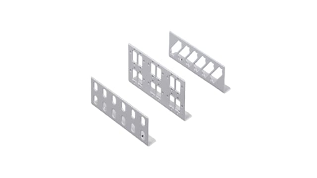 Rittal DK Series Polycarbonate Patch Panel for Use with for SC, Small Fibre-Optic Distributors, and E-2000 Duplex | 7462000