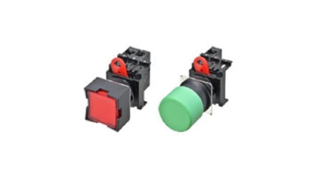 Omron Switch Mount Bracket for use with Push Button | A22Z-3380