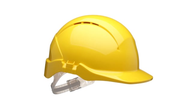 Centurion Safety Yellow Safety Helmet Ventilated Adjustable | S09CYF