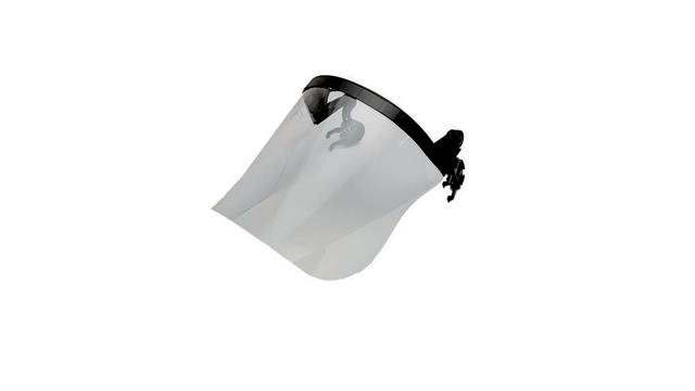 Centurion Safety Clear Polycarbonate Face Shield with Brow Guard, Resistant To Chemical Splash, Impact Resistant | 9034138