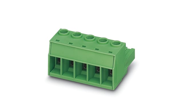 Phoenix Contact, 10.16mm Pitch, 16, PC 16/ 4-ST-10, 4 Way, Pluggable Terminal Block, PCB, 1967391 | 1967391