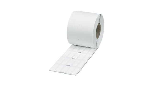 Phoenix Contact White Cable Labels, 12.7 mm Width, 4000 Per Roll Qty, 36.5 mm | 0800074