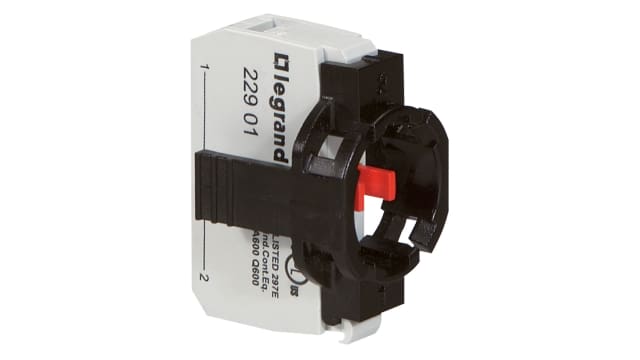 Legrand Push Button Adapter for use with Non-illuminated Head Screw Connection, 0 229 61 | 0 229 61