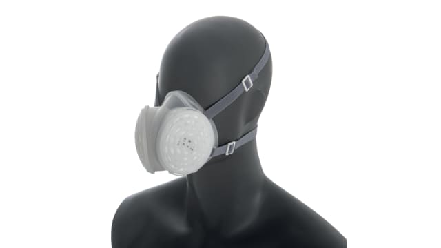 103045804 Schmersal White Silicone Face Mask for Chemical, Pharmaceutical, General Purpose One Size | 103045804