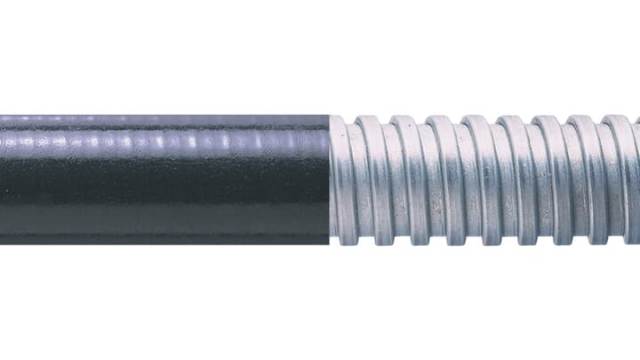 ABB Liquid Tight Conduit, 20mm Nominal Diameter, Galvanised Steel, Black | 7TCA296030R0140
