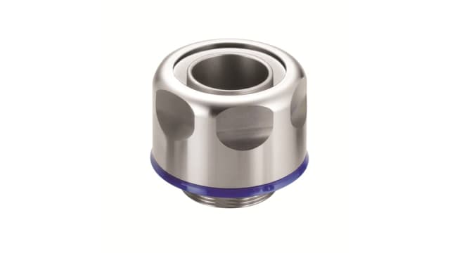 ABB Metallic, Conduit Fitting, 16 mm Nominal Size, M16, Stainless Steel, Metallic IP66  rating | 7TCA296120R0043