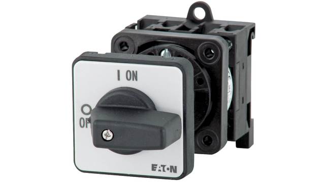 Eaton 3 Pole Rear Panel Isolator Switch - 25A Maximum Current, 11kW Power Rating, IP65 (Front) | 057863 P1-25/Z/HI11