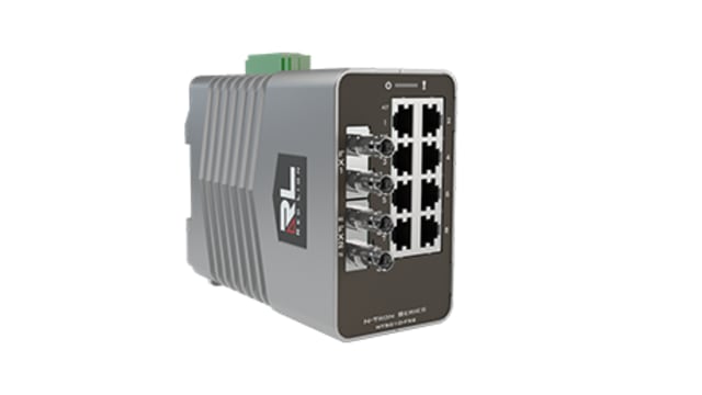 N-Tron Managed 10 Port Industrial Ethernet Switch | NT-5010-FX2-ST00