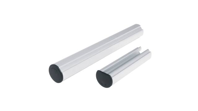 Bosch Rexroth Black Polyvinyl Chloride Round Tube 10 mm Groove, 2000 mm Length, Dia. 28 mm,  Series Eco Shape | 3842548117