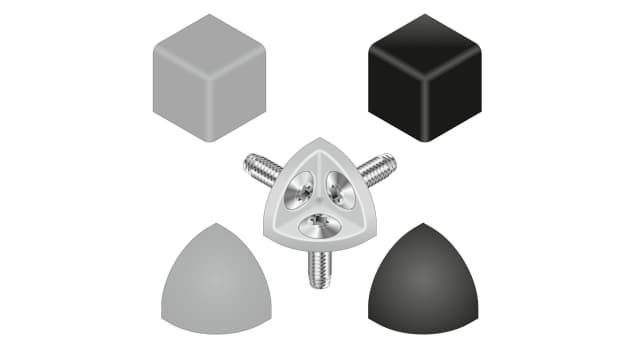 Bosch Rexroth Grey 40 x 40R Strut Profile | 3842548718