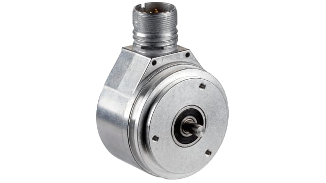 SICK AFM Series Inductive Angle Encoder, 4096Pulses ppr, Gray, SSI Signal, Solid shaft Type, 6mm Shaft | AFM60E-S1AA004096 / 1037438