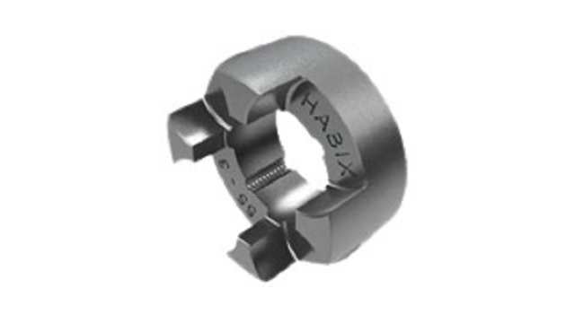 OPTIBELT, 135 mm OD, 112 mm Length Half Coupling Flange Jaw Couplings | HWT365