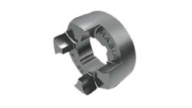 OPTIBELT, 135 mm OD, 112 mm Length Half Coupling Flange Jaw Couplings | HWT465