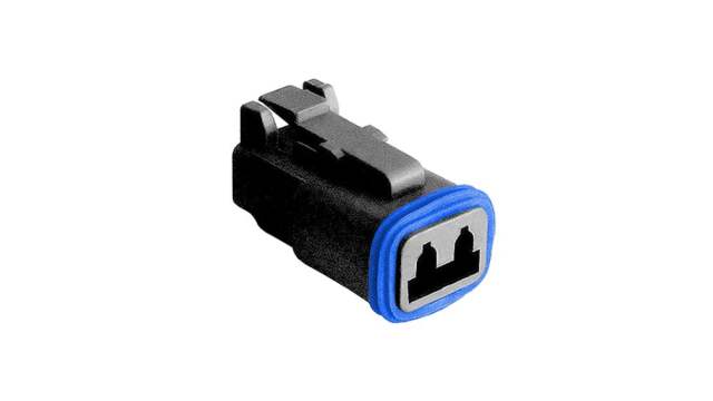 Bulgin, PX0100 Connector Housing Plug 2 Way, Crimp Termination PX0100S02BK | PX0100S02BK