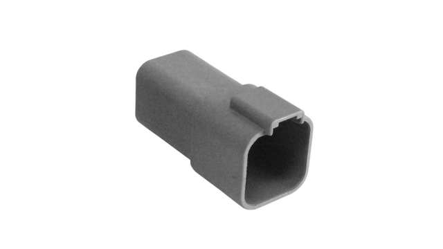 Bulgin, PX0106 Connector Housing Socket 6 Way, Crimp Termination PX0106P06GY | PX0106P06GY