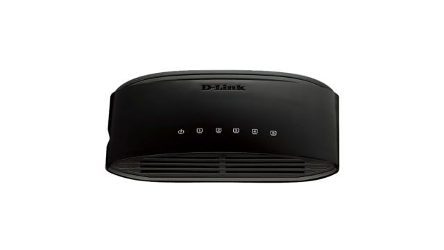 D-Link 5-Port Fast Ethernet Unmanaged Desktop Switch, Unmanaged 5 Port Ethernet Switch, EU | DES-1005D/E