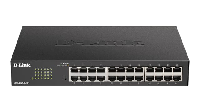 D-Link 24-Port Gigabit Smart Managed Switch, Smart 24 Port Smart Switch, EU | DGS-1100-24V2/E