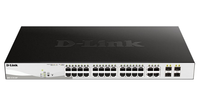 D-Link 28-Port Gigabit Smart Managed PoE Switch, Smart 28 Port Smart Switch With PoE EU | DGS-1210-24P/E