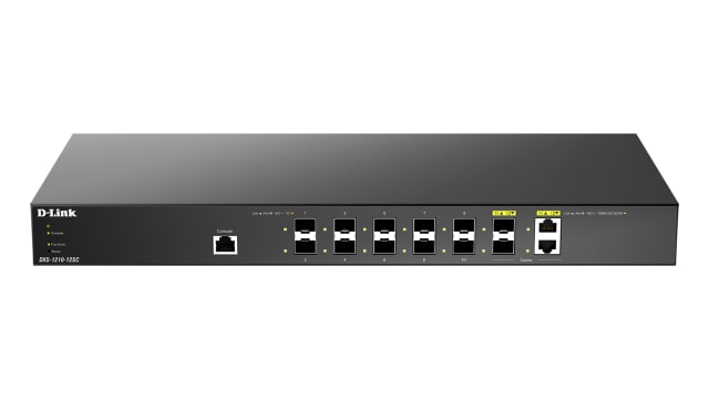 D-Link 12-Port 10G Multi-Gigabit Smart Managed SFP+ Switch, Smart 12 Port Smart Switch, EU | DXS-1210-12SC/E