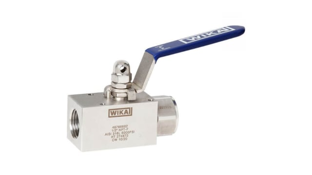 WIKA Stainless Steel Hydraulic Ball Valve, 38388193 NPT | 38388193