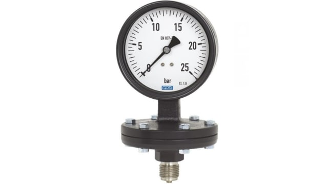 WIKA G 1/2 Analogue Pressure Gauge 16bar Bottom Entry 100mm Outside Diameter | 48703748