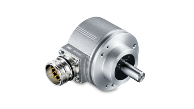 Baumer 4.75/30 V dc 200 ppr Pulse Optical Encoder with a 10 mm Solid Shaft, Flange, Connector | EIL580-SC10.5EQ.00200.A