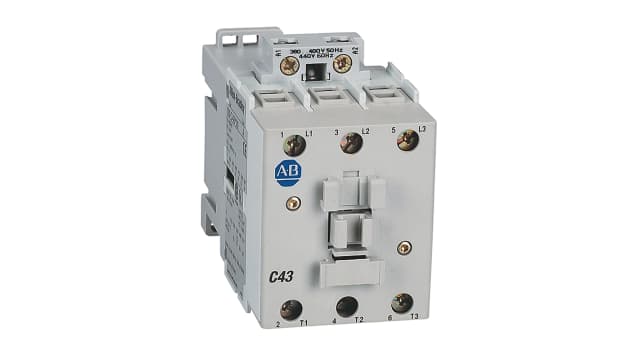 Allen Bradley 100C Contactor, 230 V ac Coil, 3-Pole, 43 A, 34 kW 24 V, 3 NO, 690V ac | 100-C43KF10