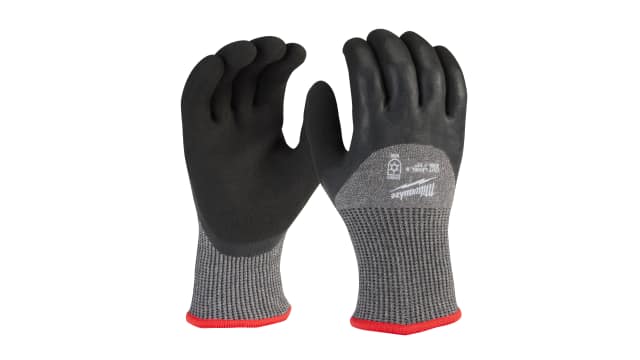 Milwaukee Winter Grey Work Gloves, Size 10, Nitrile Coating | 4932479560