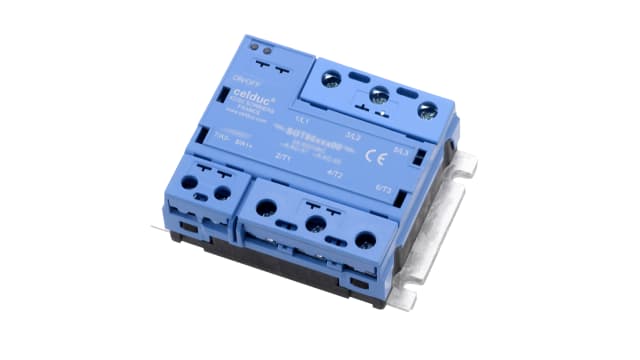 Celduc SGT Series Solid State Relay, 125 A Load, Chassis Mount, 520 Vrms Load, 255 V ac/dc Control | SGT8698500
