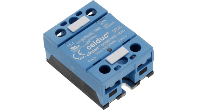 Celduc SO Series Solid State Relay, 95 A Load, Chassis Mount, 275 Vrms Load, 32 Vdc Control | SO848070