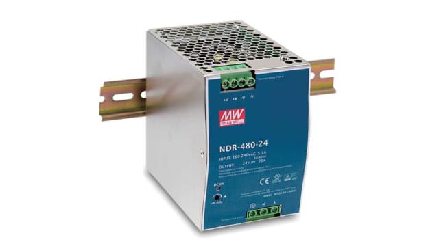 D-Link NDR-480 Switched Mode DIN Rail Power Supply, 90 → 264 V ac / 127 → 370V dc ac, dc Input, 48V dc dc | DIS-N480-48