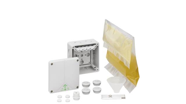 Spelsberg Abox XT 060 Series Grey Polycarbonate Junction Box, IP68, 5 Terminals, 110 mm, 110 mm 67 mm | 40645001