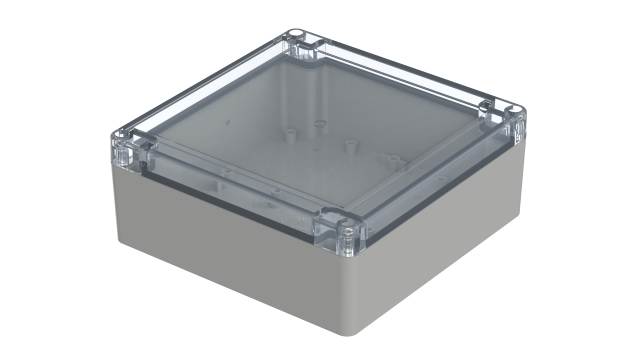 Bopla Euromas X Series Light Grey Clear Lid Polycarbonate Enclosure, IP68, IP66, IK07 60 mm, 149.9 mm, 149.9 mm | 07415156 XM 151506 G 7035