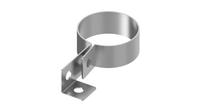 Banner Tube Clip/Clamp Type Lighting Mounting Bracket for LED Lamps, 4.5 mm Fixing Hole Diameter | LMBWLS27H