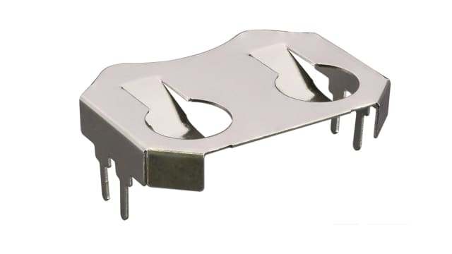TE Connectivity Button Cell Battery Holder Leaf Spring | BAT-HLD-001-THM-TR
